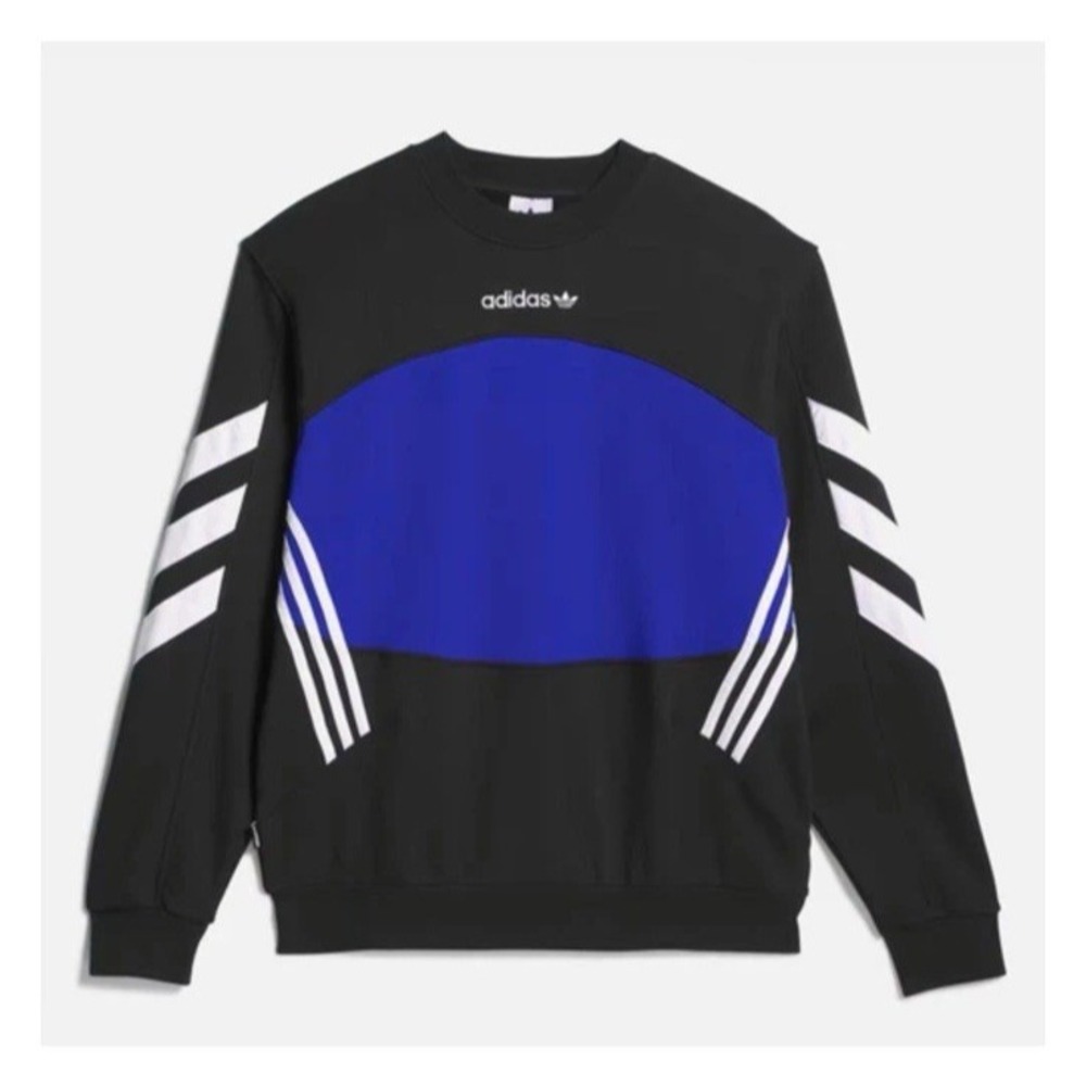 Adidas Originals Premiere Retro Skateboard Crewneck Pullover Color block Men's S